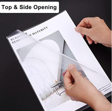 A4 Size Clear Plastic File Folder 30 Pcs